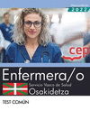 ENFERMERA/O. SERVICIO VASCO DE SALUD-OSAKIDETZA. TEST COMN
