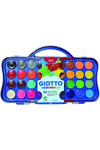ESTUCHE PLASTICO 36 ACUARELAS COLORES SURT. + 2 PINCELES
