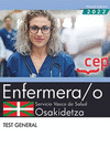 ENFERMERA;O SERVICIO VASCO DE SALUD OSAKIDETZA TEST GENERAL