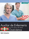 AUXILIAR ENFERMERA. SERVICIO VASCO DE SALUD-OSAKIDETZA. TEST COMN